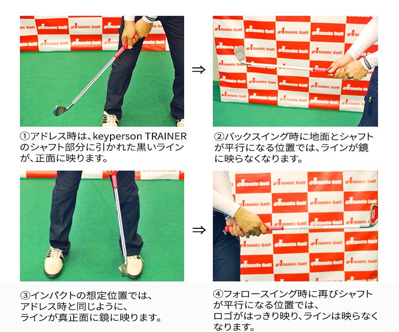 鏡を使ったスイングチェック!