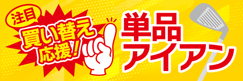 単品アイアン